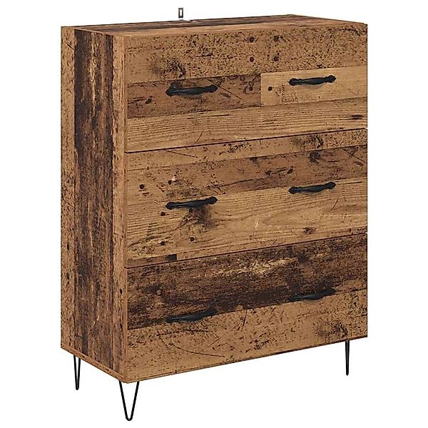 vidaXL Sideboard Altholz 69,5 x 34 x 90 cm Verbundholz und Eisen 881495 günstig online kaufen