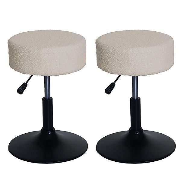 PROREGAL 2er-Set Hocker Höhenverstellbar Und Drehbar Sitzhöhe 45-57cm Durch günstig online kaufen