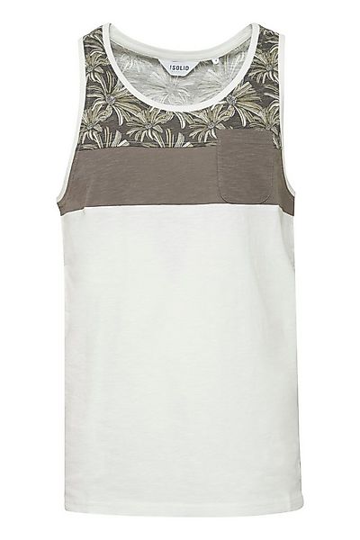 !Solid Tanktop SDFlo Ärmelloses Shirt mit Blumen-Print günstig online kaufen