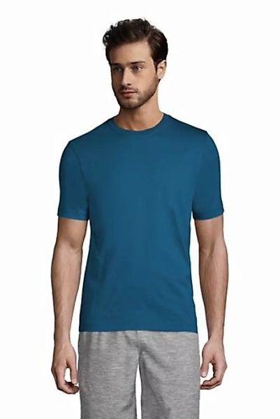 Super-T Kurzarm-Shirt, Modern Fit, Herren, Größe: S Normal, Blau, Jersey, b günstig online kaufen