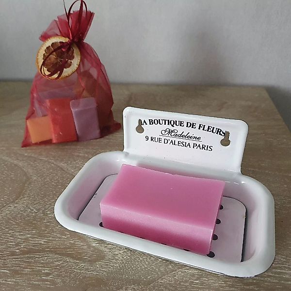 Ambiente Haus Dekoschale »Seifenteller aus Emaille in Antikweiß«, (1 St.) günstig online kaufen