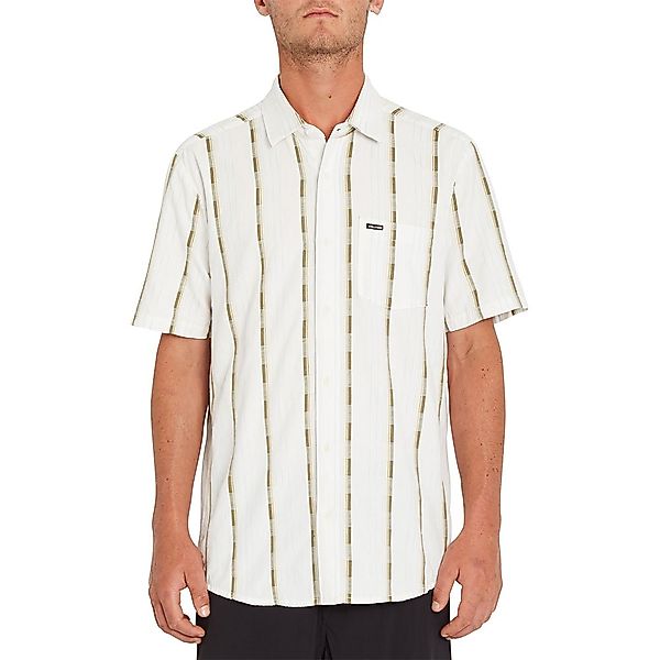 Volcom Barrun Stripe Kurzarm-shirt M Primer White günstig online kaufen