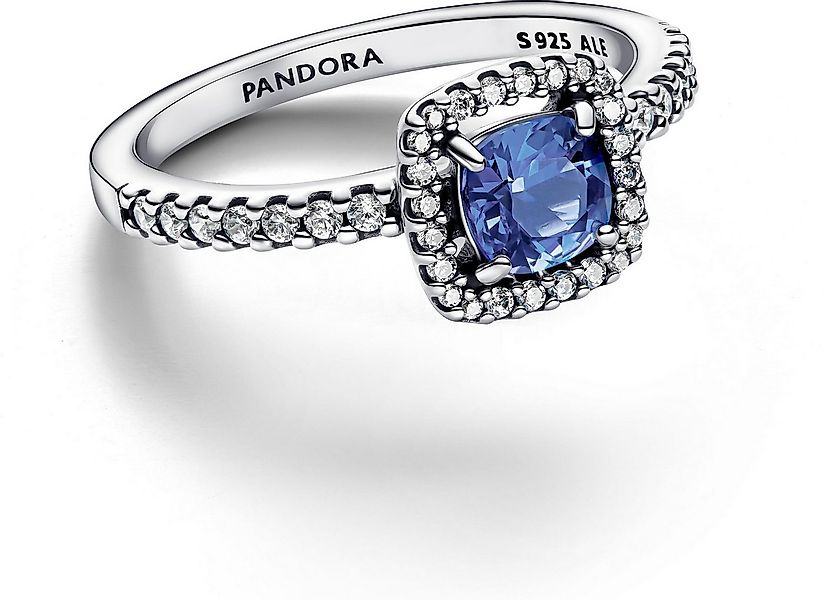 Pandora Fingerring Pandora Sterling silver Mixed stone Blue 193555C01 Damen günstig online kaufen