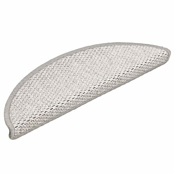 vidaXL Stufenmatten Selbstklebend Sisal-Optik 30Stk 56x17x3cm Platina 33658 günstig online kaufen