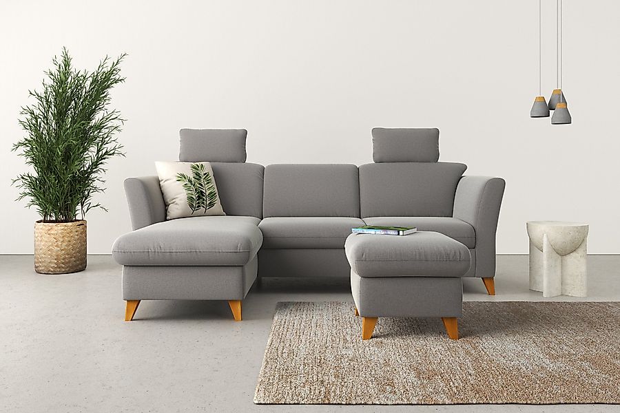 Home affaire Ecksofa Trelleborg L-Form, Federkern-Polsterung, günstig online kaufen