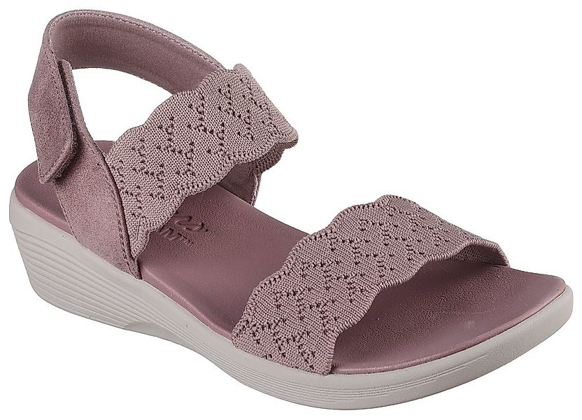 Skechers ARYA-ON THE RISE Keilsandalette, Plateausandale, Klettschuh mit Lu günstig online kaufen