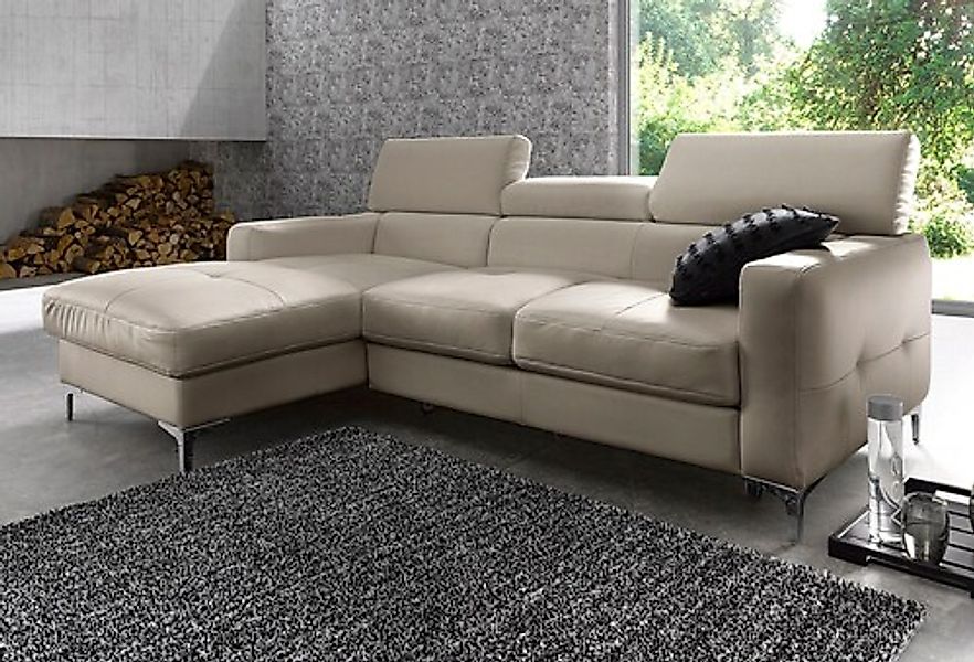 COTTA Polstergarnitur »Sammy L-Form«, (Set), Set bestehend aus: Ecksofa mit günstig online kaufen