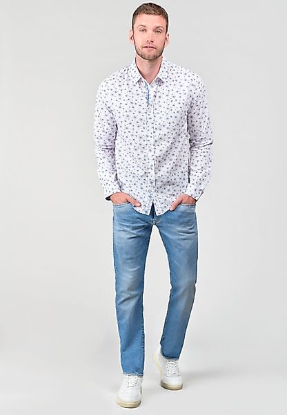 Le Temps Des Cerises Langarmhemd "DABIS" mit modischem Allover-Print günstig online kaufen