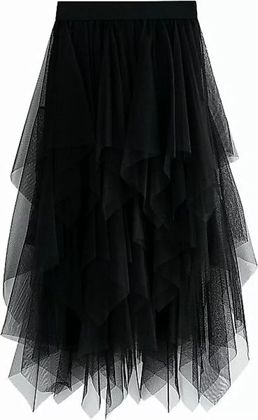 KIKI A-Linien-Rock Damen-Tüllröcke, asymmetrische Röcke günstig online kaufen