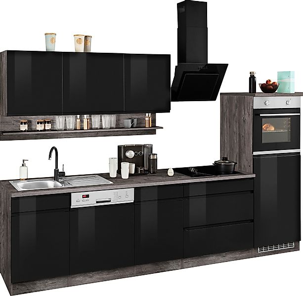 KOCHSTATION Küchenzeile "KS-Virginia", Breite 300 cm, mit E-Geräten günstig online kaufen
