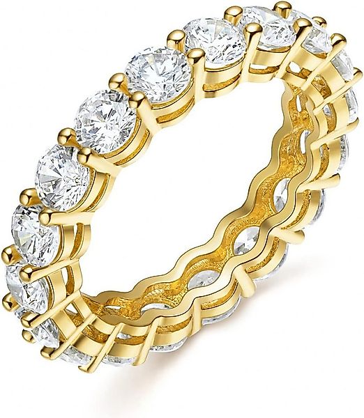 Jumpeak Diamantring Damenring, Labor kultivierte Diamanten, Verlobungsring, günstig online kaufen