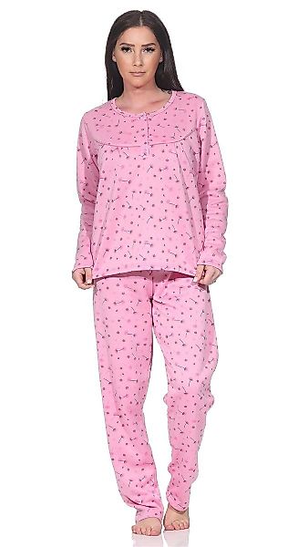 EloModa Pyjama Damen Pyjama lang Thermo günstig online kaufen