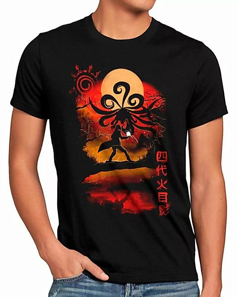style3 Print-Shirt Herren T-Shirt Nine Tails kakashi sasuke hatake shikamar günstig online kaufen