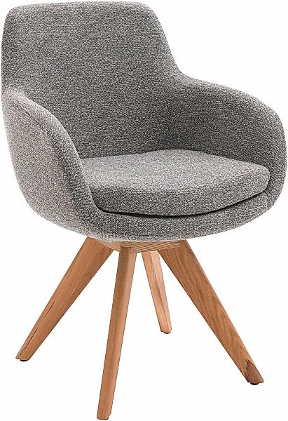 Musterring Esszimmerstuhl "Tavia", (Set), 2 St., Chenille, Stativgestell Wi günstig online kaufen