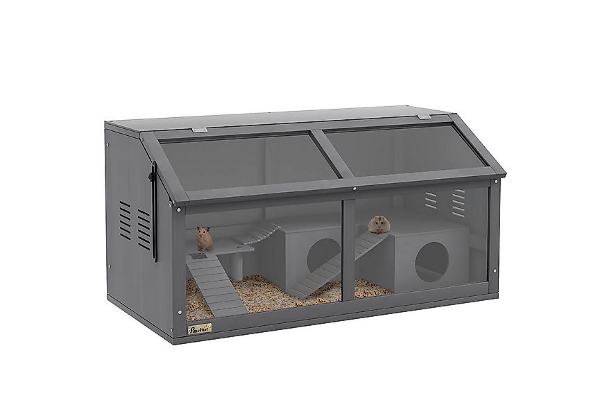 BlingBin Kleintierstall Hamsterkäfig Kleintierkäfig Nagerkäfig mit Hängebrü günstig online kaufen