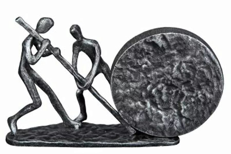 Casablanca by GILDE Dekofiguren Design Skulpt Heavy Rock silber günstig online kaufen