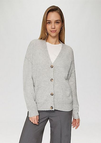 QS Funktionsjacke Flauschiger Cardigan mit Knöpfen günstig online kaufen