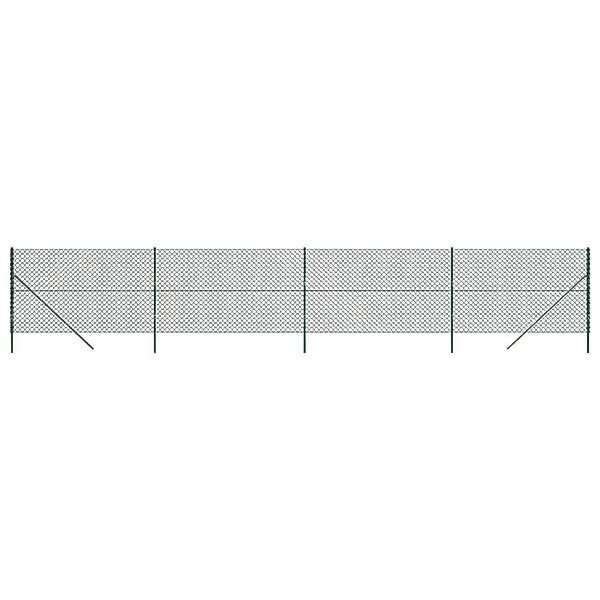 vidaXL Maschendrahtzaun Grün 1,4x10 m 153907 günstig online kaufen