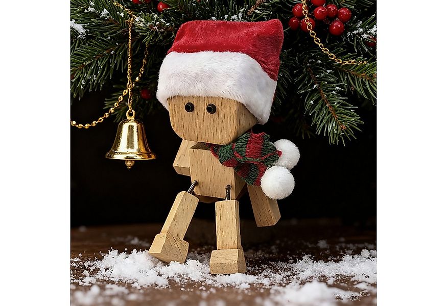 REDOM Dekofigur Holz Wackelfigur Auto Deko lustige Wackelpuppe Armaturenbre günstig online kaufen