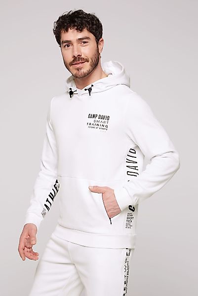 CAMP DAVID Kapuzensweatshirt mit kontrastreichen Prints günstig online kaufen