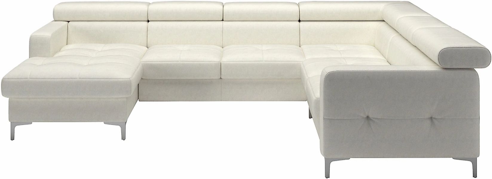 COTTA Wohnlandschaft "Sammy U-Form", mit Kopfteilverstellung, optional mit günstig online kaufen