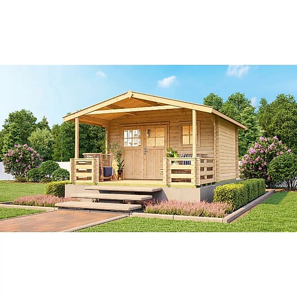 Weka Holz-Gartenhaus Satteldach Unbehandelt 590 cm günstig online kaufen