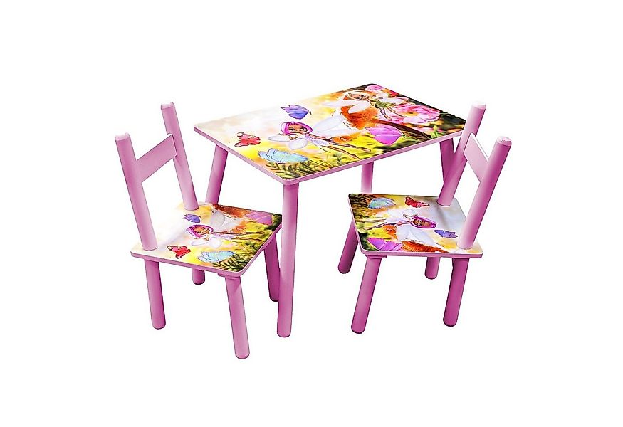 HTI-Line Kindersitzgruppe Kindertischgruppe Blumenfee, (Set, 3-tlg., 1 Tisc günstig online kaufen