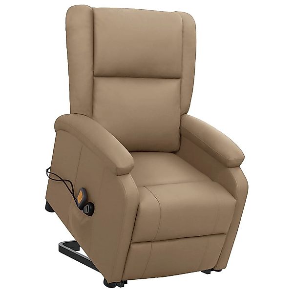 vidaXL Massagesessel Massagesessel mit Aufstehhilfe Cappuccino-Braun günstig online kaufen