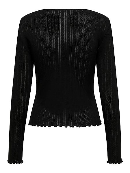 ONLY Langarmshirt (1-tlg) Lochmuster günstig online kaufen