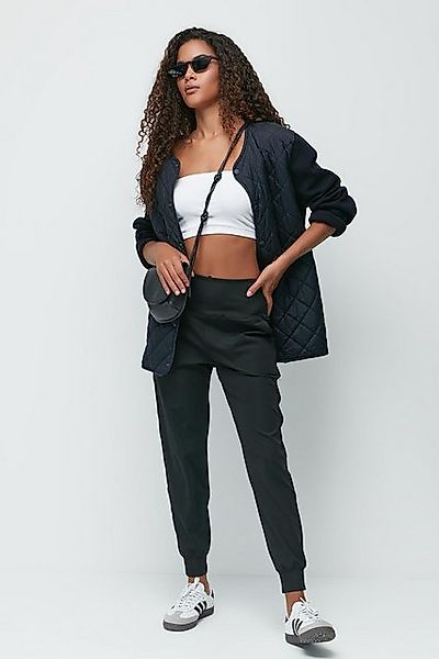 C&CITY Pyjamahose Jogginghose mit hohem Bund und Bündchen am Bein, 811, Mar günstig online kaufen