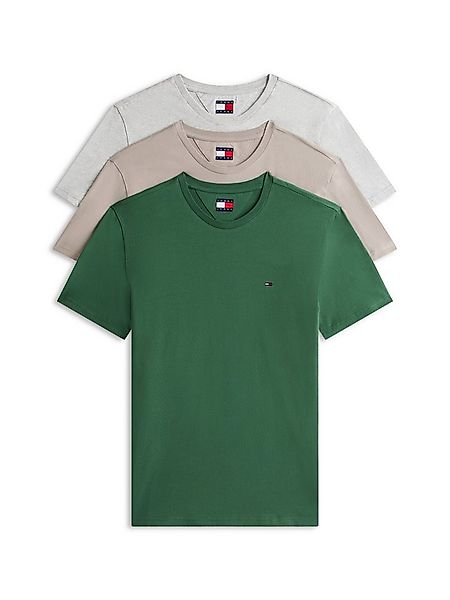 Tommy Jeans T-Shirt TJM EXTRA SLIM 3 PACK (Packung, 3-tlg) Mit Rundhalsauss günstig online kaufen