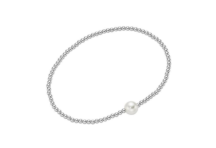 Smart Jewel Armband Silber-Kugeln und Glasperle, Silber 925 günstig online kaufen