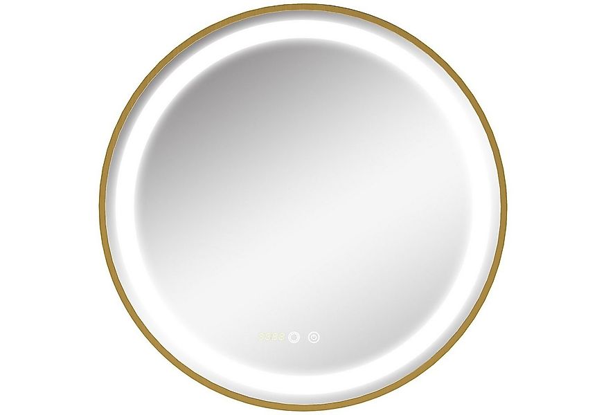 Kleankin Spiegel Badspiegel, Wandspiegel mit LED-Leuchte (Dimmbarer Badezim günstig online kaufen