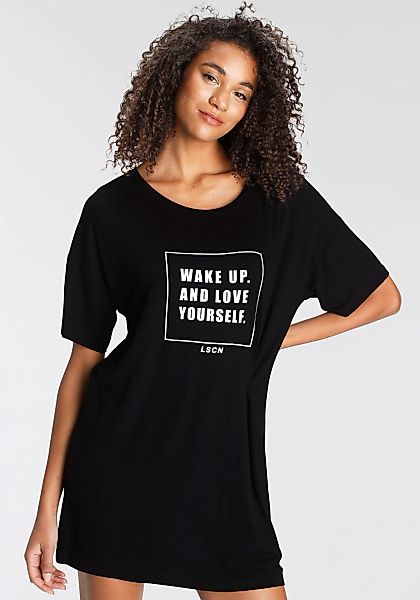 LASCANA Sleepshirt 1-teilig, in locker sitzendem Schnitt günstig online kaufen