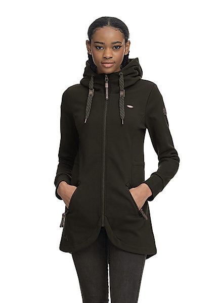 Ragwear Kapuzensweatjacke lang, Brystol günstig online kaufen