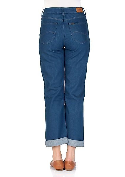 Lee Damen Jeans Mom - Relaxed Fit - Blau - Rinse günstig online kaufen