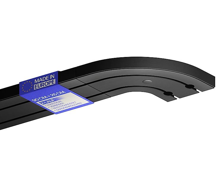 Bestlivings Gardinenschiene schwarz, 90-480 cm, Komplettset günstig online kaufen