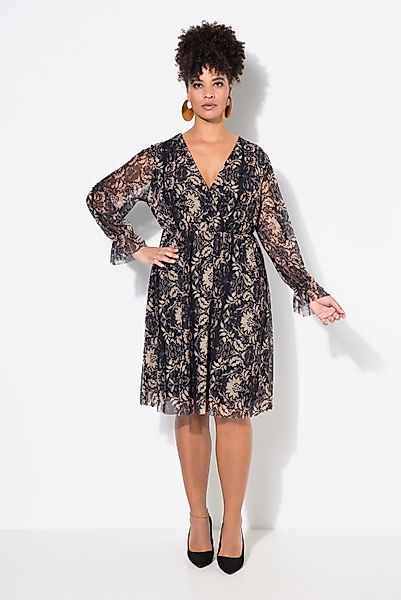 MIAMODA Jerseykleid Kleid A-Linie Mesh mit günstig online kaufen