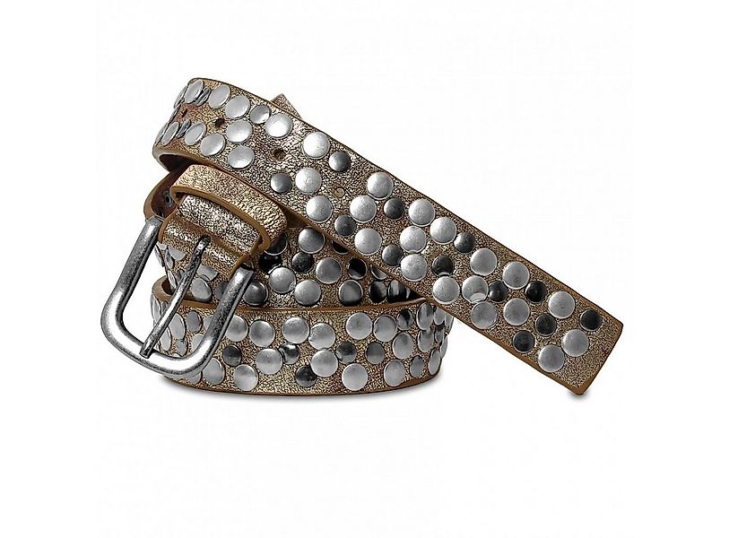 Caspar Nietengürtel GU224 schmaler Damen Vintage Gürtel günstig online kaufen