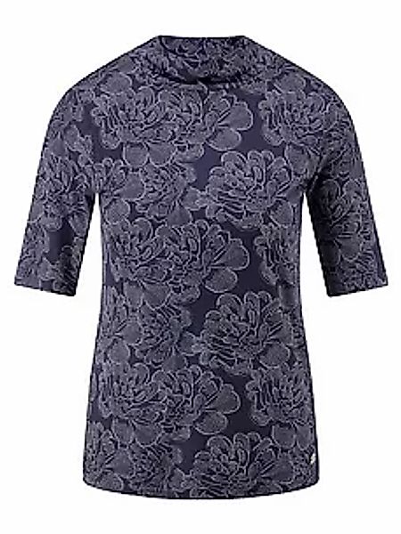 Shirt Stehkragen Uta Raasch blau günstig online kaufen