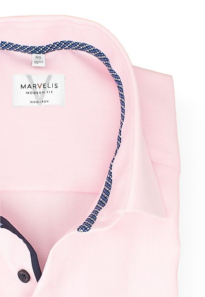 MARVELIS Kurzarmhemd Modern Fit normale, leicht günstig online kaufen