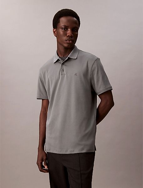 Calvin Klein Poloshirt "SS SUPIMA CHEST EMB POLO", Mit Rundhalsausschnitt günstig online kaufen