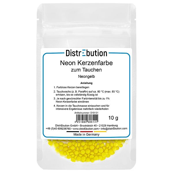 DistrEbution Kerzenmalfarbe Neon Kerzenfarben Wachsfarben zum günstig online kaufen