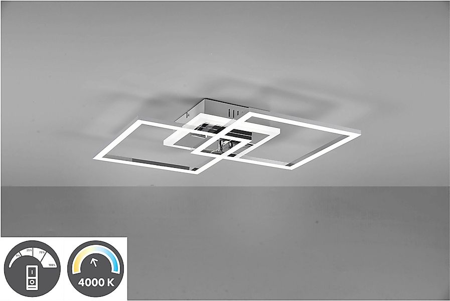 Reality Leuchten LED Deckenleuchte Venida, Dimmfunktion, günstig online kaufen