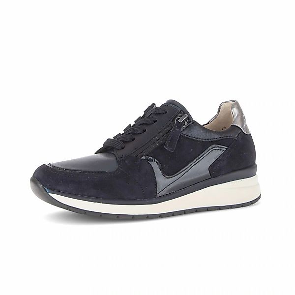Gabor Sneaker "Sneaker low Materialmix Leder/Lederimitat" günstig online kaufen