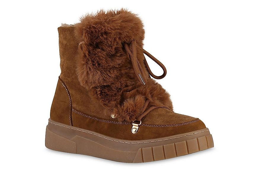 VAN HILL 841331 Winterstiefelette Damen Warm Gefüttert Winter Boots Stiefel günstig online kaufen