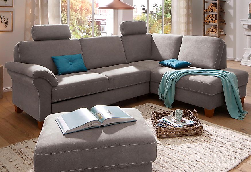 Home affaire Ecksofa "Borkum L-Form, B: 249 cm - OTTO. Verlässliche Qualitä günstig online kaufen