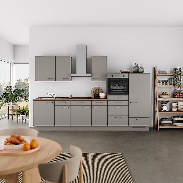 nobilia Küchenzeile ""Laser I", Ausrichtung wählbar, Breite 330 cm" vormont günstig online kaufen