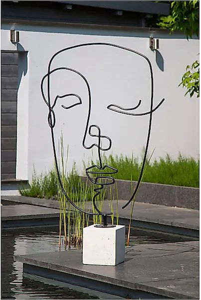 Casablanca by Gilde Dekofigur "Skulptur "Visone" Zwinkerauge" günstig online kaufen