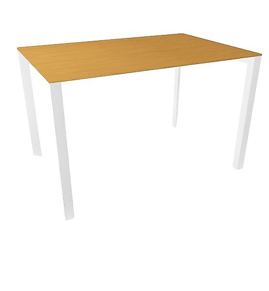 Profilo Konferenztisch 80x120 cm Laminierte Platte Buche natur günstig online kaufen